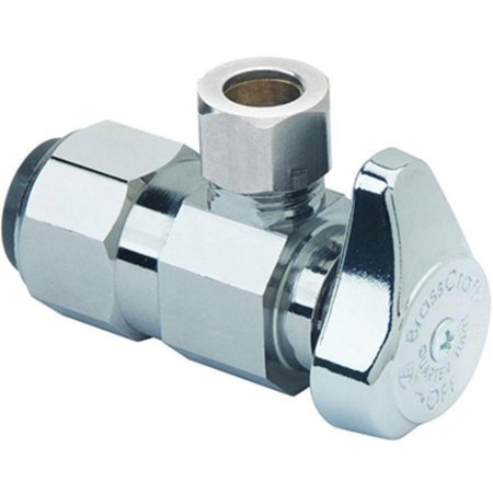 BRASSCRAFT Stop Valve Ang 1/2Px3/8Od Comp G2PS19X CD